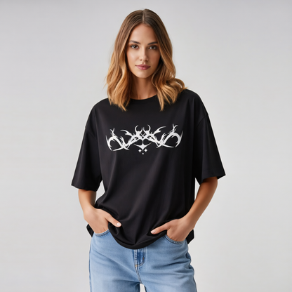 Black Unisex Oversized T‑Shirt | Zaira Street
