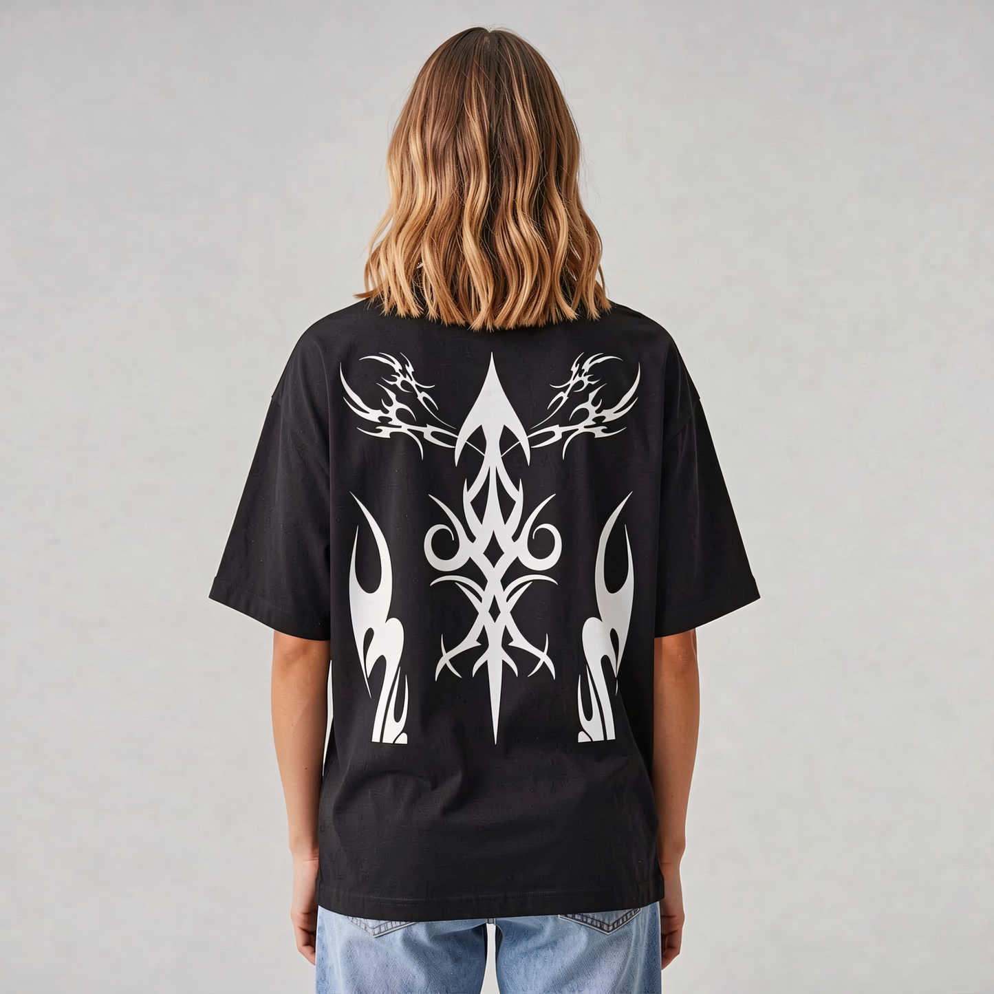 Black Unisex Oversized T‑Shirt | Zaira Street