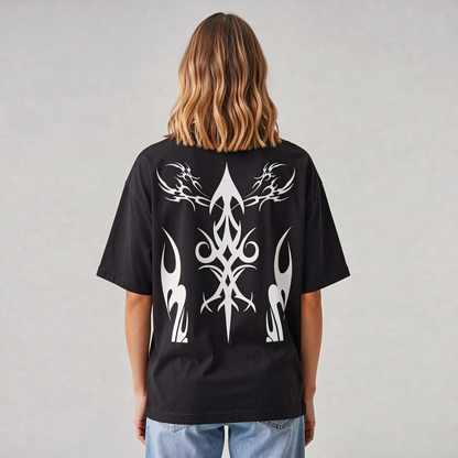 Black Unisex Oversized T‑Shirt | Zaira Street