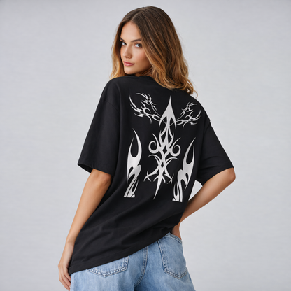 Black Unisex Oversized T‑Shirt | Zaira Street