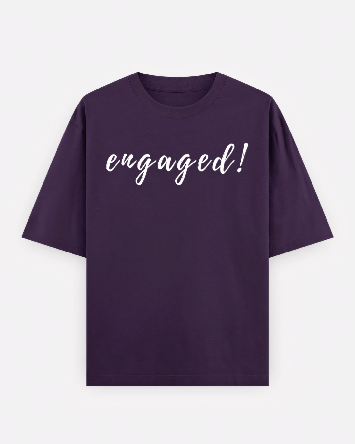 Purple Oversized T-Shirt | Unisex Heavyweight Cotton Tee – Zaira Street