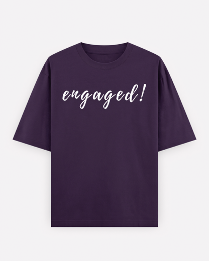 Purple Oversized T-Shirt | Unisex Heavyweight Cotton Tee – Zaira Street