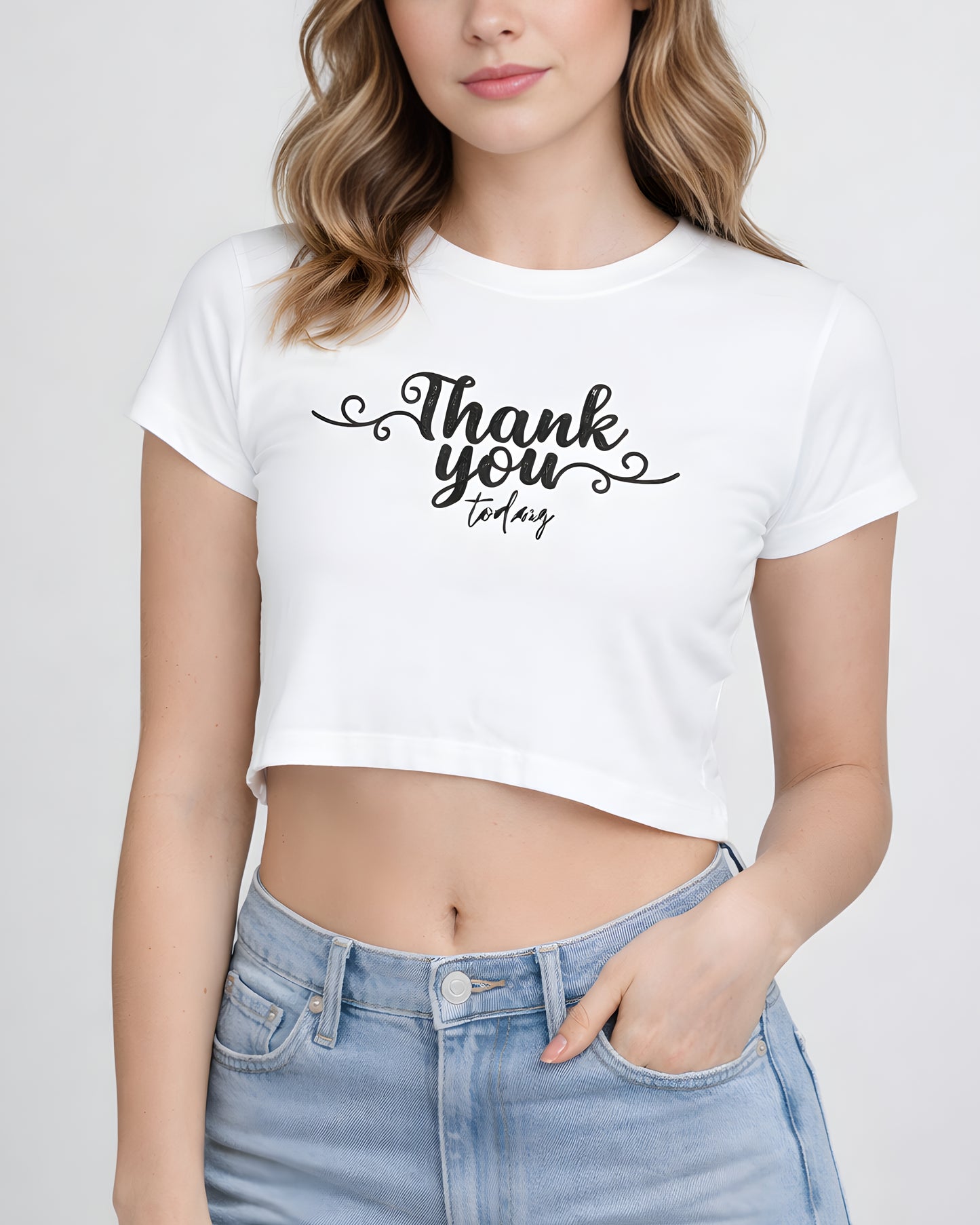 Women's White Cotton Tee Zaira Street