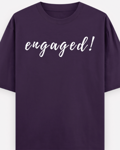 Purple Oversized T-Shirt | Unisex Heavyweight Cotton Tee – Zaira Street