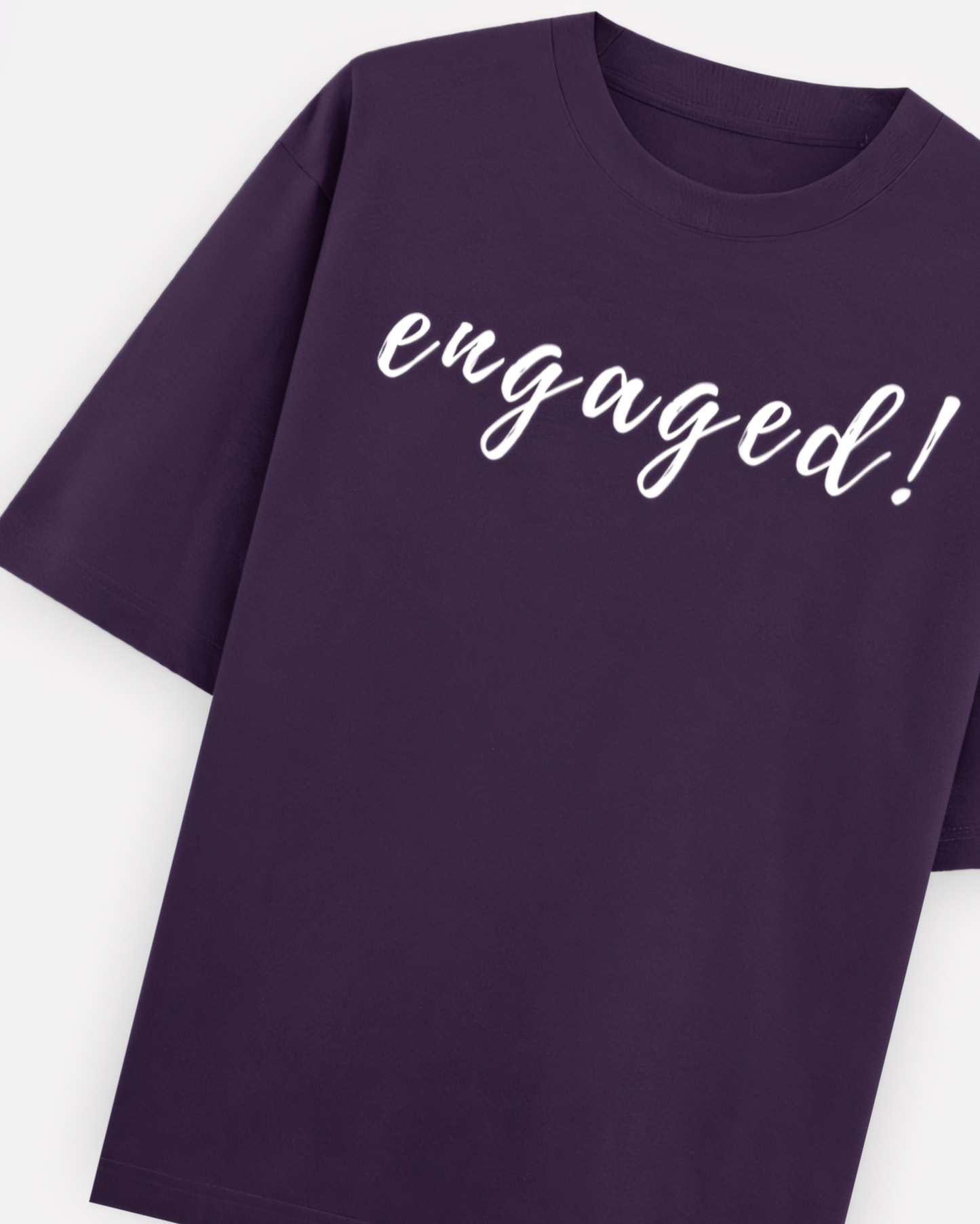Purple Oversized T-Shirt | Unisex Heavyweight Cotton Tee – Zaira Street