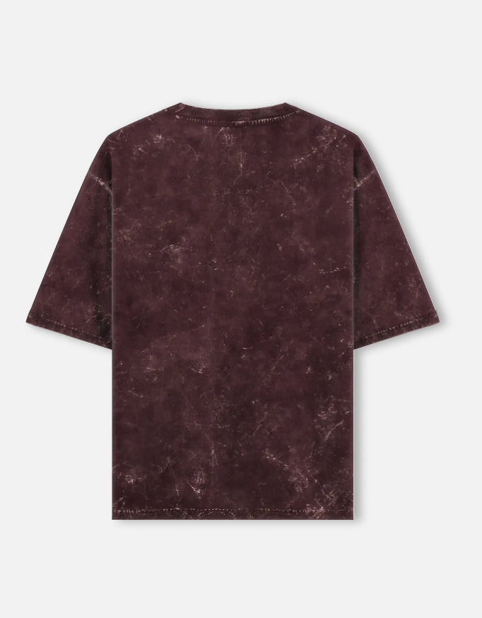 Unisex Oversized Acid Wash T-Shirt – 100% Cotton 240 GSM Heavyweight Streetwear Tee