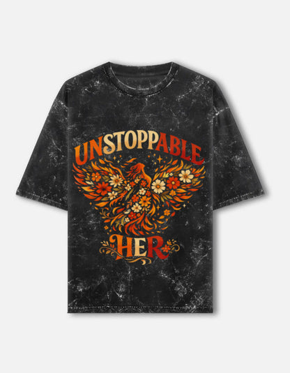 Unisex Oversized Acid Wash T-Shirt – 100% Cotton 240 GSM Heavyweight Streetwear Tee