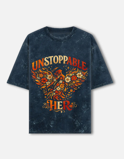 Unisex Oversized Acid Wash T-Shirt – 100% Cotton 240 GSM Heavyweight Streetwear Tee