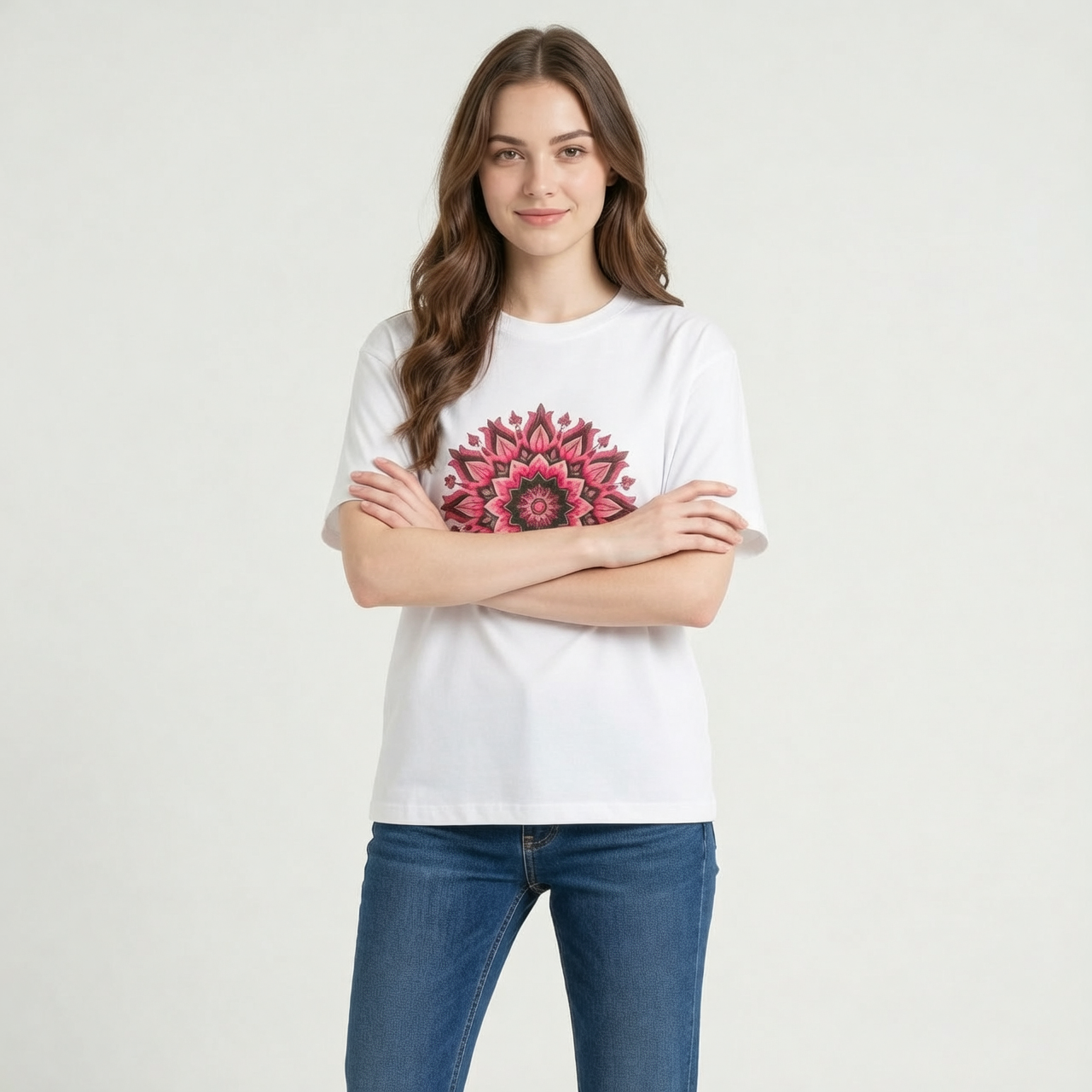 Oversized T-Shirt | 100% Cotton | Unisex Boho Tee
