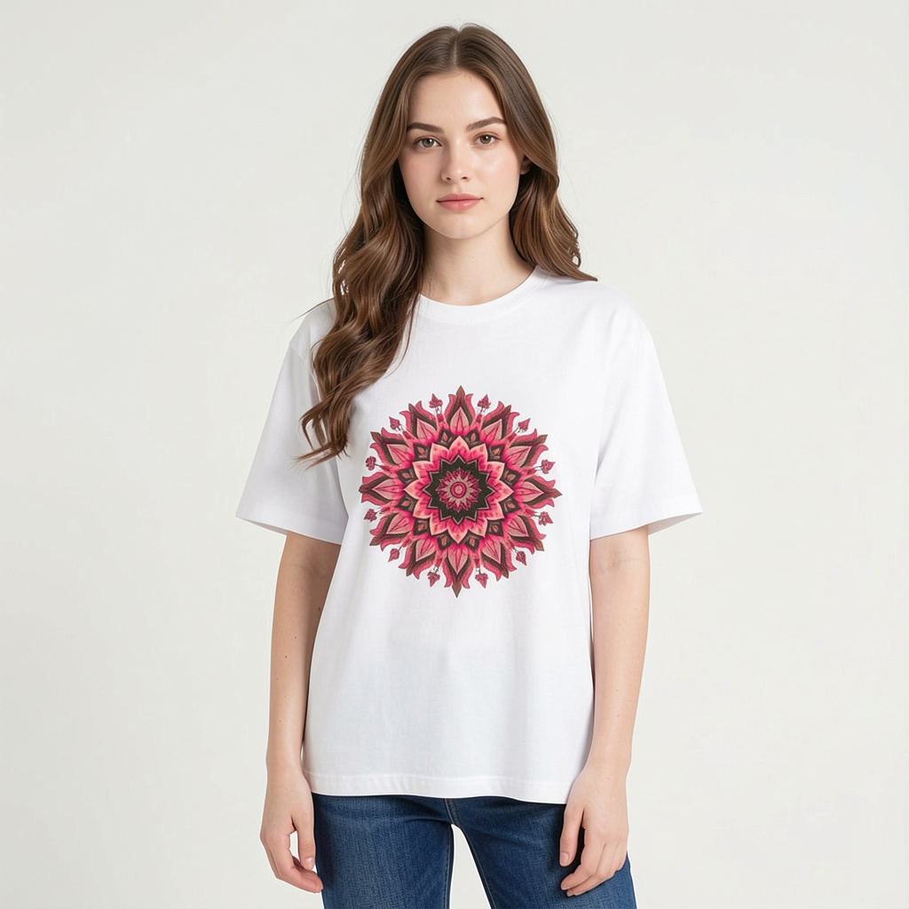 Oversized T-Shirt | 100% Cotton | Unisex Boho Tee