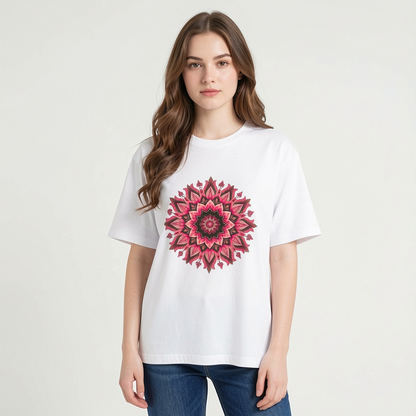 Oversized T-Shirt | 100% Cotton | Unisex Boho Tee