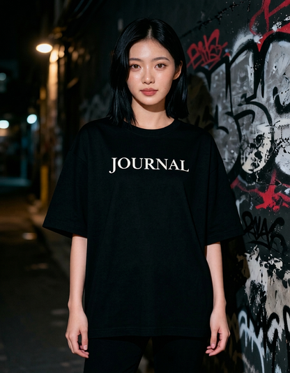 JOURNAL Premium Heavyweight Oversized T-Shirt - 240 GSM 100% Cotton